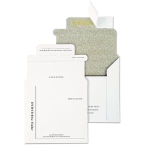 Quality Park QUAE7266 Recycled Multimedia/CD Mailers, Foam-Lined, 5x5, 25/Box White