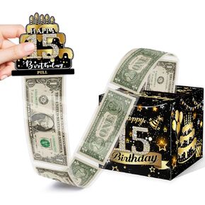 Winnie Graduation Surprise Money Box Gifts, Money Box for Cash Gift Set, Congratulations Graduation Gifts for Student, Included 35 Pcs Transparent Bags, Winnie Graduation Party Decorations