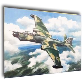 Amodel 1482 - 1/144 - B-57G Military Bomber, Scale Plastic Model kit