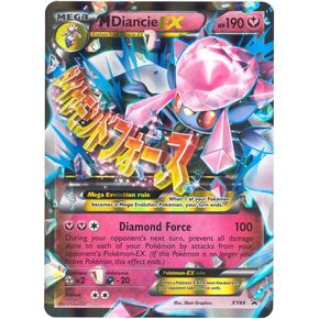 Pokemon - Mega-Diancie-EX (XY44) - Pokemon Oversized Promos - Holo