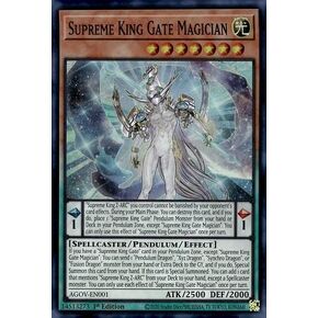 Supreme King Gate Magician - AGOV-EN001 - Super Rare - 1st Edition
