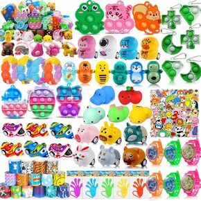 132 PCS Party Favors for Kids 8-12, Pinata Stuffers, Prizes Treasure Box Toys for Classroom, Goodie Bag Stuffers,Treasure Chest, Prize Box Toys, Pinata Filler