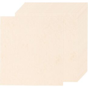 25 Sheets Parchment Paper Aged Look Stationery 90GSM Vintage Paper Sheet, [for Certificate, Invitation, Envelope] - 8.5 x 11 Inch/Pink