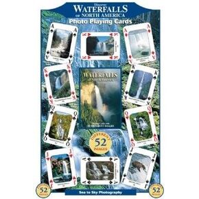 Discover Waterfalls of North America Playing Cards