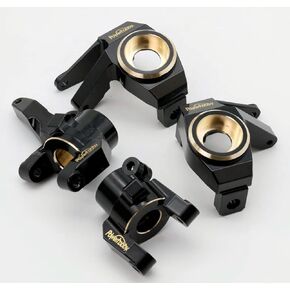 Powerhobby Axial SCX6 Brass Front Knuckle + C Cup Left Right Oversized Bearing