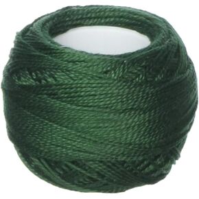 DMC 116 8-319 Pearl Cotton Thread Balls, Very Dark Pistachio Green, Size 8