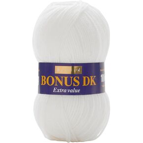 Hayfield Bonus DK - White (961) - 100g