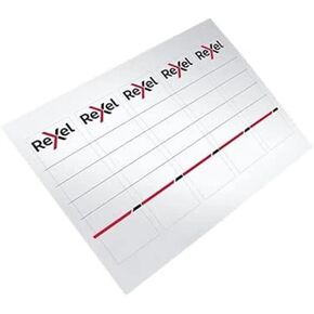 Rexel 2115549 "Printable Spine Labels" Plastic Lever Arch File - White