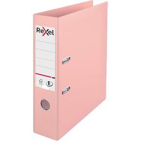 Rexel 2115532 A4 Polypropylene Lever Arch File - Apricot/Peach