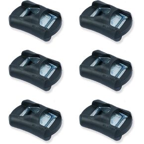MELOTOUGH Cam Buckle 1 inch Tie Downs Buckle Cam Flap Buckles Press Straps with Rubber Pad(no webbing)