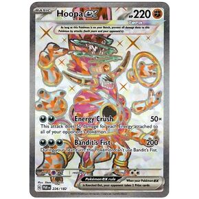 Pokemon - Hoopa ex 226/182 - Paradox Rift - Tera Full Art - Ultra Rare - Single Card