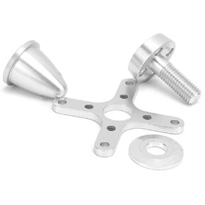 Aluminum Alloy RC Plane Airplane Shaft Motor Propeller Adapter Brushless Motor Spare Parts for C5055 600/400/700KV Model Aircraft Accessories