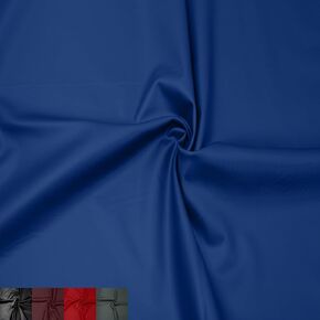 Texco Inc 58" Wide Poly Spandex Leatherette Fabric by The Yard-185 GSM, Lightweight, 2-Way Stretch, Smooth & Flexible – for Clothing, Upholstery, Skirts & DIY, Black 1 Yard