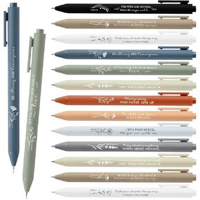 50 Pcs Christian Gifts Scripture Ballpoint Pens Bulk Party Favors for Church Office Sunday School Bible Study Supplies Women Men Birthday Christmas Religious Inspirational Gifts