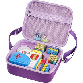 Procase Hard Carrying Case for Little Tikes Story Dream Machine Set ، صندوق الأطفال الكبير لعبة Travel Bag Travel For Boy Girl Littles كتب الشخصية ، حاوية مع حزام الكتف -