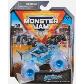 Monster Jam 2024 Official 1:64 Diecast Truck Series 38 Ghost Crew Megalodon Chase