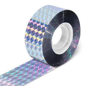 164ft x 0.95" Bird Scare Tape – Holographic Reflective Bird Tape for Outdoor Bird Control | Reflective Tape for Birds to Deter Woodpeckers & Other Birds | Hang or Tie for Garden, Farm, Yard & DIY
