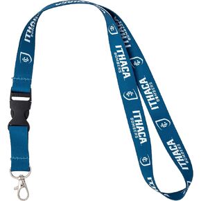 Desert Cactus Ithaca College Lanyard Bombers Car Keys Id Badge Holder Chiefcains Detachable Breakaway Snap Buckle Lanyards (Blue)