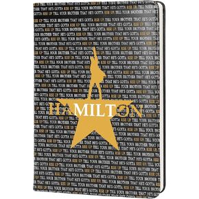 Ha-milton Gift Ha-milton Leather Journal Notebook Inspirational Broadway Gift Musical Gift Musical Theatre Gifts Ha-milton Broadway Fans Gift Broadway Musicals Lovers Gift (Ha-milton an American musical)