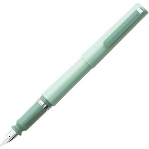 Sailor TUZU ADJUST Fountain Pen, Medium Nib (M), Rotating Nib Feature and Natural Fit Grip, Includes 2 Ink Cartridges and Converter, Perfect for Beginners and Seasoned Users, Green, 12-0541-460