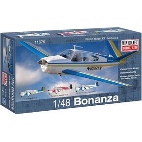Minicraft Bonanza Airplane Model Kit (1/48 Scale)