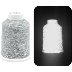 Sewing Machine Thread,Reflective Thread for Sewing,High-Brightness Visibility in The Dark Under Direct Light,1094 Yards,Sewing Supplies,Stitch Stuff,Quilting Supplies
