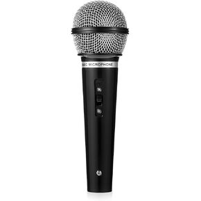 1PC Microphone Prop, Fake Microphone Prop, Plastic Pretend Black Microphone, Mics Simulate Speech for Halloween Christmas Cosplay Birthday Party Favors Costume Play