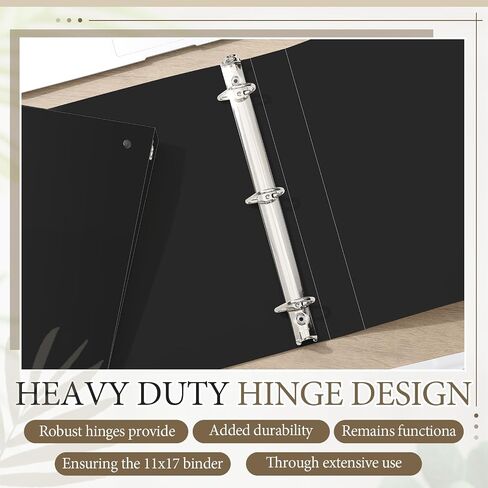 8 Pcs 3 Ring Binders Rings Heavy Duty View D Ring Binders Economy Holds 11" x 17" Paper for Artwork Blueprints, Office, Home, Work Places(White,1.5 Inch) in Kuwait