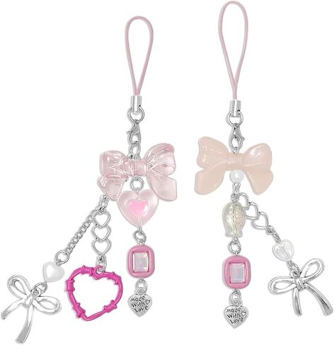 Cute Y2K Phone Charm Aesthetic Phone Charms Accessories Cute Phone Lanyard String for Bag Purse Backpack Airpods Pendants Decor in Kuwait