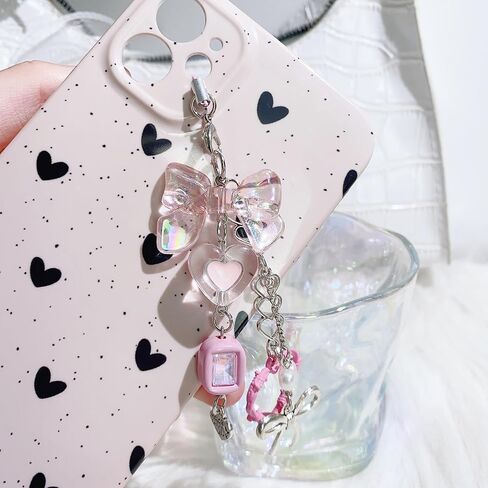 Cute Y2K Phone Charm Aesthetic Phone Charms Accessories Cute Phone Lanyard String for Bag Purse Backpack Airpods Pendants Decor in Kuwait
