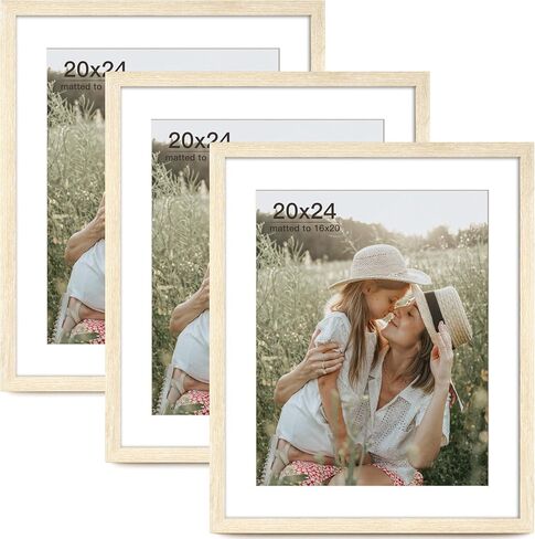 إطار صورة مقاس 4 × 6 مع حصيرة مقاس 3.5 × 5، مجموعة إطارات خشبية محببة متعددة الألوان مكونة من 4، إطارات صور جدارية مقاس 4 × 6 للتركيب على سطح الطاولة أو الحائط (4 عبوات، متعدد الألوان) in Kuwait