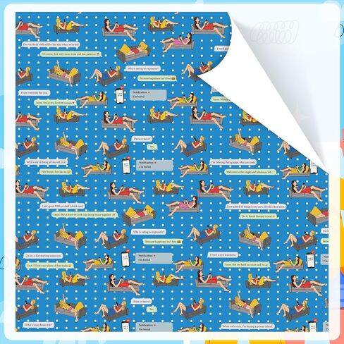 ورقة تغليف القطط الأسود 8 أوراق القطط ذات الطابع اللطيف لمحبي القط ، أصحاب الحيوانات الأليفة ، ورق تعبئة الهدايا ، 20 "× 28" in Kuwait