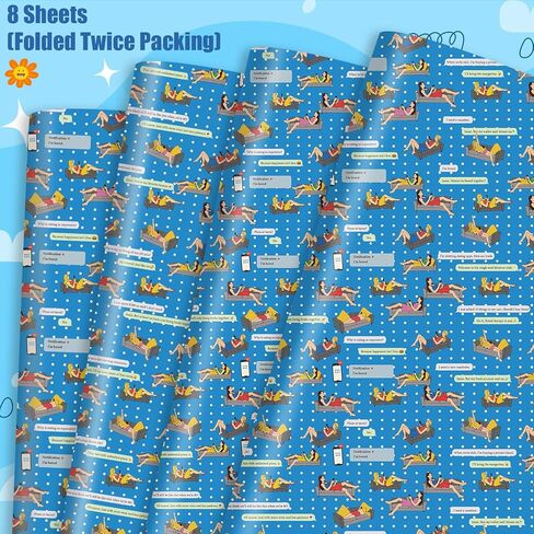 ورقة تغليف القطط الأسود 8 أوراق القطط ذات الطابع اللطيف لمحبي القط ، أصحاب الحيوانات الأليفة ، ورق تعبئة الهدايا ، 20 "× 28" in Kuwait