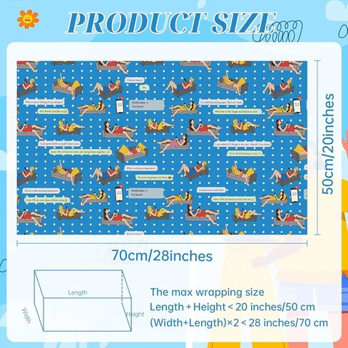 ورقة تغليف القطط الأسود 8 أوراق القطط ذات الطابع اللطيف لمحبي القط ، أصحاب الحيوانات الأليفة ، ورق تعبئة الهدايا ، 20 "× 28" in Kuwait