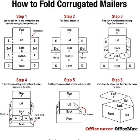 Secure Seal Shipping Boxes - 5x3x2" Mailers - White Foldable Corrugated Cardboard Packaging for Mailing, Moving, Storage, and Organizing - Strong Lightweight Foldable (Bulk 50 Pack) in Kuwait