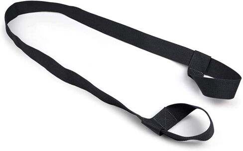 PIMOCLY اليوغا حصيرة حزام قابل للتعديل حصيرة تحمل حبال نسيج القطن دائم (متعدد الألوان) in Kuwait