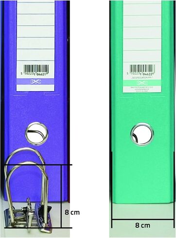 100551806 Lever Arch File A4 5 cm Pack of 20 Turquoise in Saudi Arabia