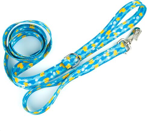 Country Brook Petz - Just Ducky Deluxe Reflective Dog Leash Collection Featuring Night Safe Designs (6 Foot, 1 Inch Wide) in Saudi Arabia