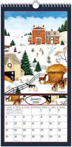 Lang Companies, Linda Nelson Stocks 2026 Vertical Wall Calendar, 8'' X 15.8'', 12-Month Calendar with Stapled Binding in Saudi Arabia