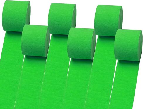 Suaxova 6 Rolls 492ft Crepe Paper Streamers, 4 Colors Pack of Party Streamers for Red Blue White USA Decorations, American Party Decorations (1.8 Inch x 82 Ft/Roll) in Saudi Arabia