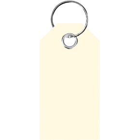 500 Pcs Yellow Paper Key Tags with Rings 1.3x2.7inch Label Key Chain Tags Write On with Labels Bulk Luggage for Markers Car Door Dealership Name Management Organization (Yellow)