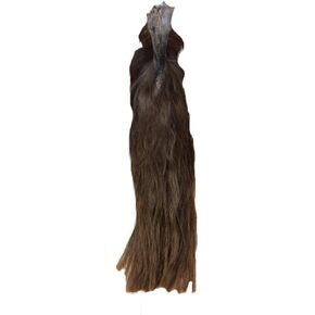 TRAHIDE – Horse Long Tail | Brown Hair-On – Natural Shape with 3 Feet