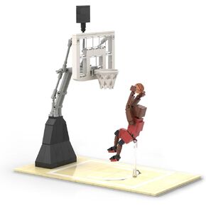 Sports Basketball Star Building Blocks Set - 187 PCS Creative DIY Sports Star Toy for Kids & Adults, Perfect for Collectors, Display Compatible with Major Brands