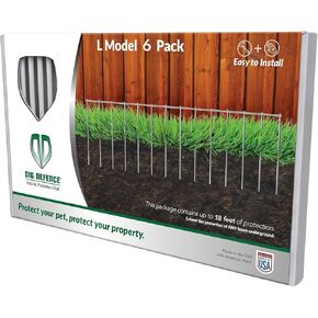 Dig Defence 24 Pack, 32"(L) x 10"(H) Original Animal Barrier Fence - Large No Dig Fence for Dogs and Rabbits, Durable Outdoor Dog Fence Barrier for Yard & Patio