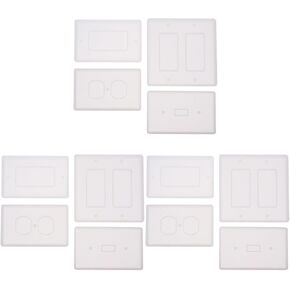 NUOBESTY 12pcs Silicone Switch Panel Mould Crystal Epoxy Mold for DIY Crafting Durable and Easy to Use Switch Cover Mold for Home Decor and Custom Designs