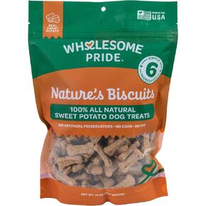 Wholesome Pride Nature's Biscuits Mini Dog Treats, Pumpkin
