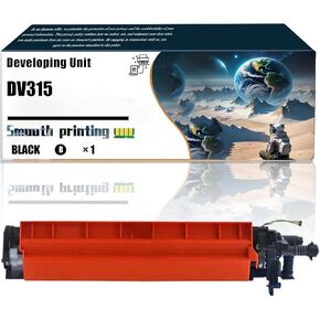 Replacement Parts Developing Unit DV315 Compatible with Konica Minolta bizhub C250i C251i C300i C301i C360i C361i Printers, Contains Chip and Clear Printing (4 Pack Black)