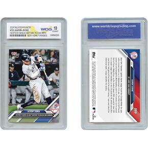 2024 Topps الآن بطاقة Aaron Judge #555 أسرع لاعب في تاريخ MLB للوصول إلى 300 ساعة - GEM Mint 10