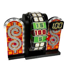 The Price is Right Ultimate Wheel 30% larger than previous wheel. 9 INCHES tall x 11 INCHES wide x 8 INCHES deep