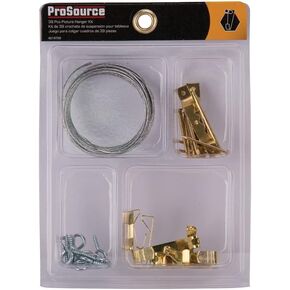 Rocky Mountain Goods Picture Hanger Kit - 39-Piece Wall Hanging Set for Frames, Art, Canvas, Mirrors, Clocks, and More - Includes Wire, Sawtooth Hangers, Nails, and Hooks - Supports 10-50 lbs